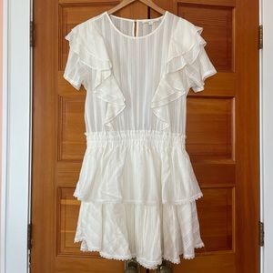 NWOT Shabby Chic Georgia Ruffle Mini Dress